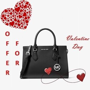 Michael Kors Black Satchel Bag